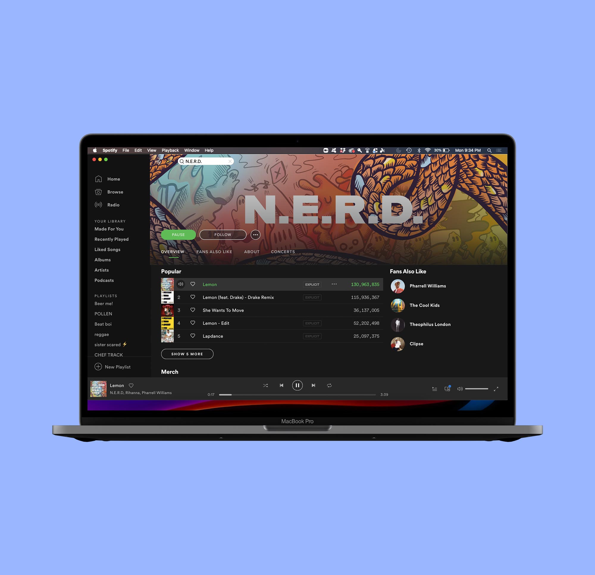 SpotifyMockup